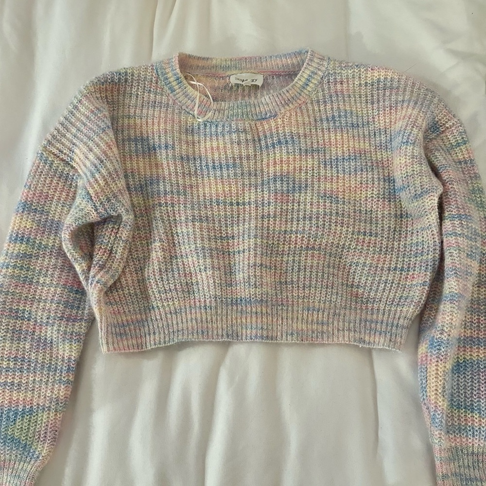 Sienna sky multicolor sweater; Size S